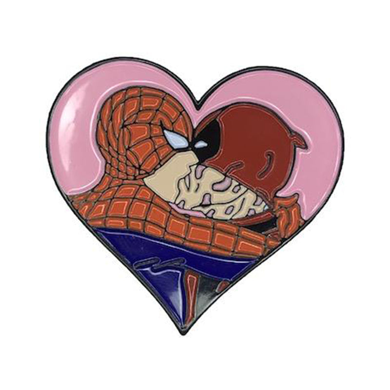 Enamel Pin - Webhead Hearts Merc